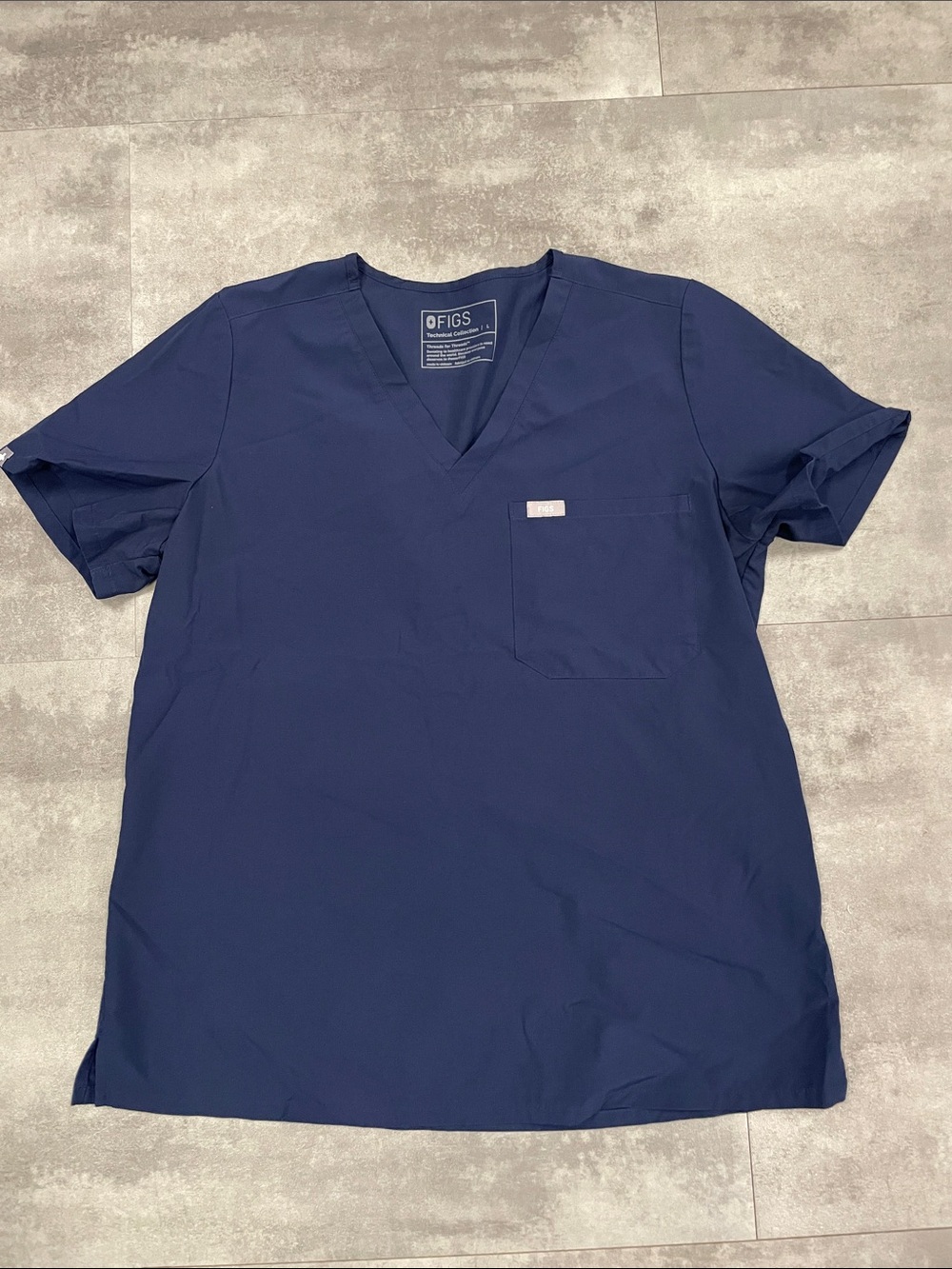 Sz Large 2 sets (4 pieces) navy blue, FIGS scrubs (Zamora joggers Catarina tops - Picture 9 of 15